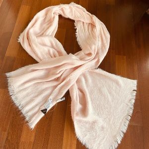 Aldo Soft Pink Fuzzy Scarf